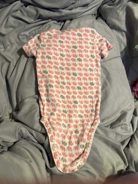 Simple Joys by Carter's 12-18M Rose Floral Onesie photo 3