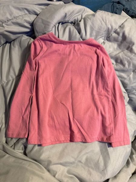 The Children's Place Girls Pink Long Sleeve Shirt 3T photo 3