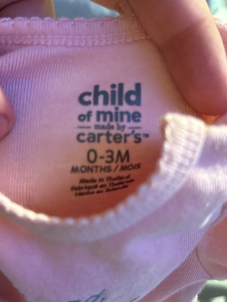 Carters 0-3m onesie photo 2